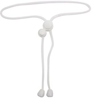 Baby Veiligheid Kast Lock Kind Veiligheid Kastdeur Venster Limiter Lock Bescherming Thuis Riem Deur Veiligheid Touw Slot Touw Gesp 1 stuk wit