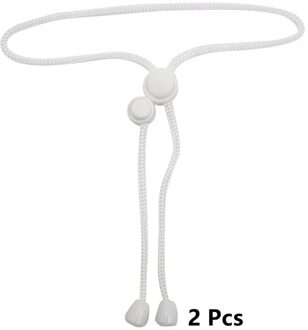 Baby Veiligheid Kast Lock Kind Veiligheid Kastdeur Venster Limiter Lock Bescherming Thuis Riem Deur Veiligheid Touw Slot Touw Gesp 2 stk wit