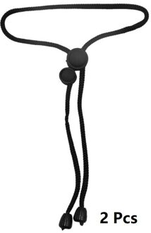 Baby Veiligheid Kast Lock Kind Veiligheid Kastdeur Venster Limiter Lock Bescherming Thuis Riem Deur Veiligheid Touw Slot Touw Gesp 2 stk zwart