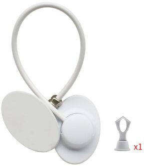 Baby Veiligheid Lock Met Magneet Kast Adhesive Home Beveiliging Zuigeling Koelkast Venster Kind Guard Punch Gratis Lade wit