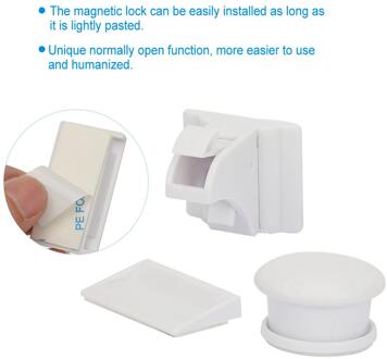 Baby Veiligheid Magnetische Kast Lock Set 4 Sloten 1 Key Kind Proofing Sloten Kids Peuter Proof Verborgen Dr Cerradura Onzichtbare