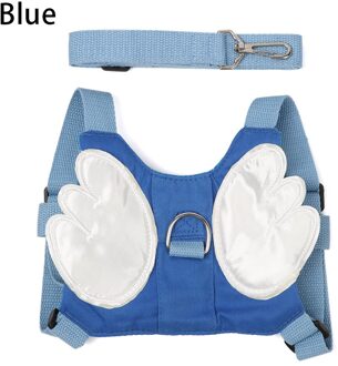 Baby Veiligheid Wandelen Harness Belt Reins Aid Peuter Kids Kinderen Riem Riem Outdoor Keeper Verstelbare Comfortabele Anti Verloren Lijn Blauw
