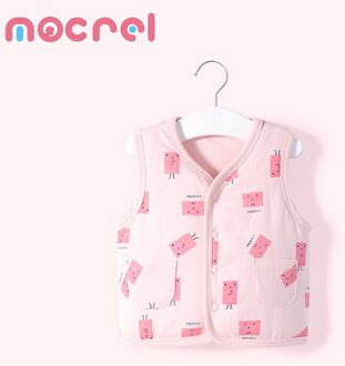 Baby Vest Vest Gewatteerde Jongen Met Dikke Warme Kinderen Vest Binnen En Buiten In Herfst En Winter Bovenkleding & jassen Roze / 24M