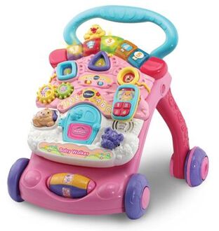 Baby Walker roze - loopwagen