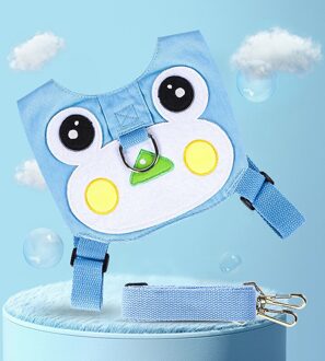 Baby Wandelaars Peuter Baby Gordel Rugzak Riemen Voor Kleine Kinderen Kids Leren Baby Lopen Assistent Riem blauw owl