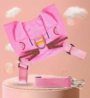 Baby Wandelaars Peuter Baby Gordel Rugzak Riemen Voor Kleine Kinderen Kids Leren Baby Lopen Assistent Riem roze kitten