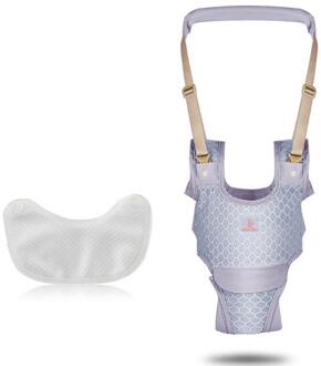 Baby Wandelen Leren Riem Peuter Walker Stand Up Kinderen Walker Harness Assistant Band Peuter Riemen Kids Walker Harness paars