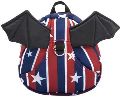 Baby Wandelen Veiligheid Band Schooltas Kit Peuter Kind Kids Walker Rugzak Harnas Rein Keeper Anti Verloren Leash Kinderen Riem ster Flag