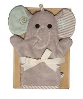 Baby washandjes - Olifant