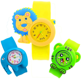 Baby Watch Lion/tiger/elephant Toy Children Watch for Boy Girl Christmas Gift Kids Sports Bracelet Men Watches for Kid Child Use