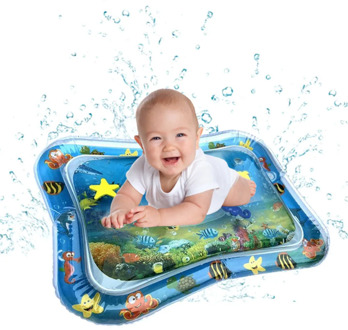 Baby Water Play Mat Tummy Time Toys For Newborns Toddler Playmat PVC Toddler Fun Activity Inflatbale Mat Infant Toys