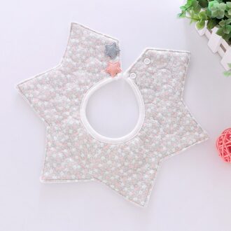 Baby Waterdichte Bib Roterende Dubbele Katoen Schattige Bloem Stijl Mode Patroon Gestreepte Bib Meisje Jongen Speeksel Handdoek Kinderen Bib
