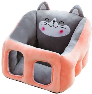 Baby Zetels Sofa Ondersteuning Cover Leren Zitten Pluche Stoel Feeding Seat Skin Voor Peuter Nest Bladerdeeg Geen Filler