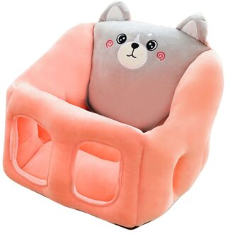 Baby Zetels Sofa Ondersteuning Cover Leren Zitten Pluche Stoel Feeding Seat Skin Voor Peuter Nest Bladerdeeg Geen Filler