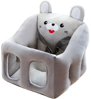 Baby Zetels Sofa Ondersteuning Cover Leren Zitten Pluche Stoel Feeding Seat Skin Voor Peuter Nest Bladerdeeg Geen Filler