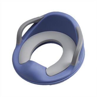 Baby Zindelijkheidstraining Seat Antislip Toilet Seat Met Afneembare Kussen Gemak Schoon Splash Guard Te Dragen PU / Blauw