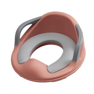 Baby Zindelijkheidstraining Seat Antislip Toilet Seat Met Afneembare Kussen Gemak Schoon Splash Guard Te Dragen PVC / Roze
