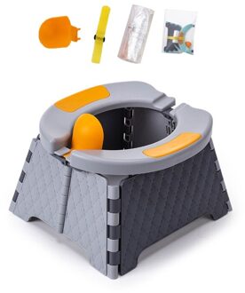 Baby Zindelijkheidstraining Seat Kids Peuter Outdoor Draagbare Vouwen Wc Urinoir Kamer Pot Voor Wandelen Reizen Camping 3