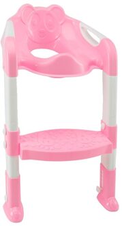 Baby Zindelijkheidstraining Seat Kinderen Potje Baby Toiletzitting Met Verstelbare Ladder Zuigeling Wc Training Klapstoel Blauw Roze