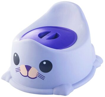 Baby Zindelijkheidstraining Seat Met Rugleuning Draagbare Pot Voor Kids Baby Boy Wc Leuke Potje Kruk Voor Jongens paars