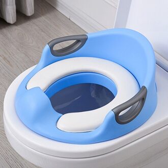 Baby Zindelijkheidstraining Seat Multifunctionele Wc Ring Kid Urinoir Wc Zindelijkheidstraining Zetels Voor Meisjes Jongens blauw