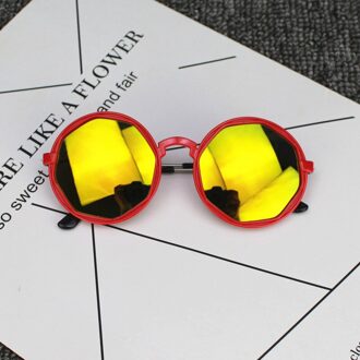 Baby Zonnebril Mode Kinderen UV400 Frame Outdoor Kids Zonnebril Cool Kleurrijke Reflecterende Glazen Driver Bril