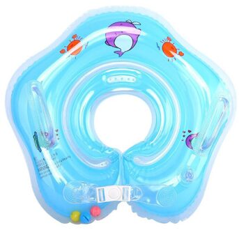 Baby Zwembad Ring Veiligheid Baby Float Seat Leuke Opblaasbare Zwemmen Ring Float Seat Zwemmen Cirkel Voor Baby Peuters Zwembad bad Blauw