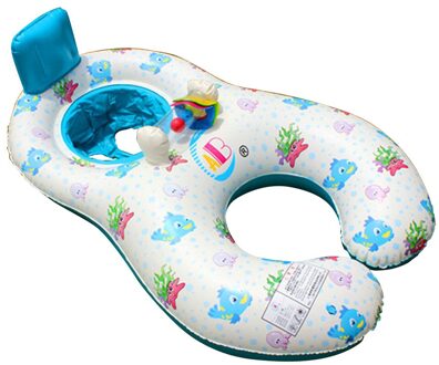 Baby Zwemmen Ring Moeder Kind Opblaasbare Ring Zwemmen Cirkel Baby Float Dubbele Zwembad Accessoires Opblaasbare Wielen WJ3294A
