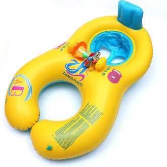 Baby Zwemmen Ring Moeder Kind Opblaasbare Ring Zwemmen Cirkel Baby Float Dubbele Zwembad Accessoires Opblaasbare Wielen WJ3294B