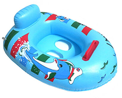 Baby zwemmen seat cirkel cartoon boot zwemmen ring zwembad drijvende opblaasbare zwemmen ring