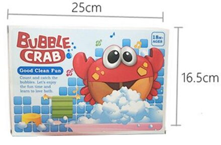 Babybadje Speelgoed Bubble Krabben Speelgoed Voor Kinderen Grappig Bad Muziek Bubble Maker Bad Zwembad Zeep Machine Kids Badkamer Have packaging