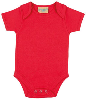Babybody met korte mouwen - maat 68 Rood