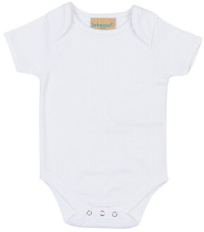 Babybody met korte mouwen Wit - 86