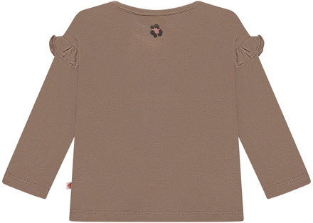 Babyface meisjes longsleeve Bruin - 80