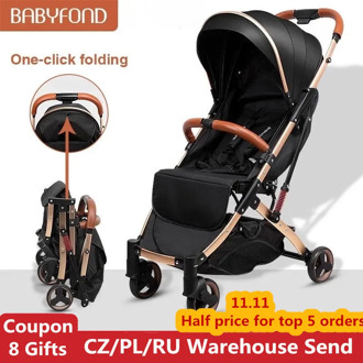 Babyfond 5.8 kg Light Stroller Portable Carriage Umbrella Baby Stroller Newborn Travelling Pram On Plane Suitable 4 Seasons Gift