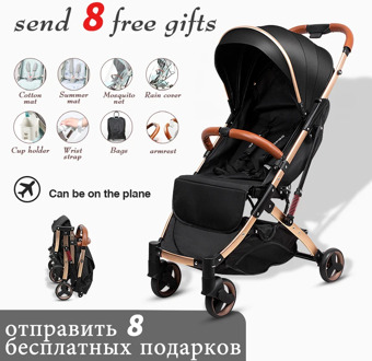 Babyfond Light Stroller 5.8kg Ultra-light Portable Carriage can be on Plane Travelling Pram EU Free Shipping