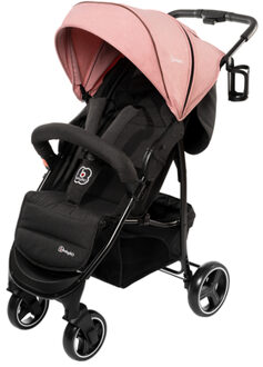 BabyGO Kinderwagen Basket Roze Melange Roze/lichtroze