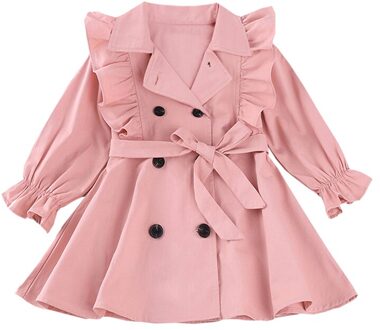 Babyinstar Meisjes Trenchcoats Aankomst Double Breasted Jassen Voor Meisjes Tops Kleding Kinderen Herfst Bovenkleding 6T