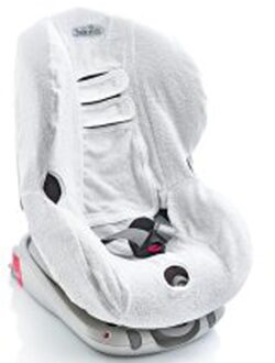 Babyjem Auto Seat Cover-Wit Het Laat De Baby Te Reizen Comfortabel In De Autostoel Zonder Zweten. Het Heeft Een Antiallergi
