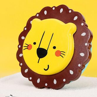 Babymelk Tanden Dozen Organisator Opbergdoos Van Tand Voor Een Cadeau Voor Jongen En Meisje Baby Tanden Souvenirs Doos lanugo Collectebus geel Nubby leeuw