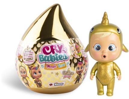 Babypop met Accessoires IMC Toys Golden Houses Cry Babies Magic Tears Plastic 13 cm