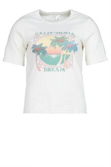 Babyrib t-shirt met print Cerena  naturel - S (FR 1),M (FR 2),L (FR 3),