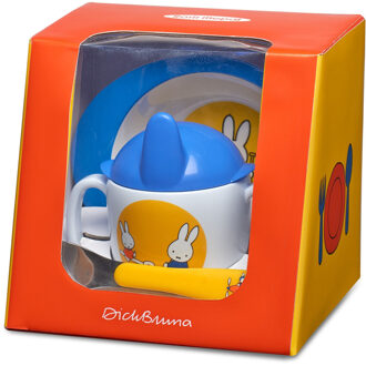 babyset Nijntje Op Reis - 3-delig Blauw#Geel