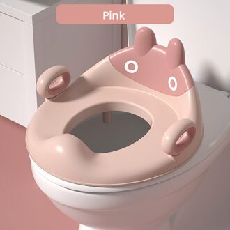 Babyshining Grote Baby Toiletbril Ring Kinderen Wc Meisje Jongen Potje Wc Zachte Kussen Mat Thuis Kan Worden Opgehangen 1-8 Jaar Oud roze