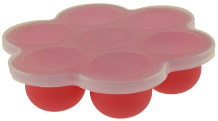 Babyvoeding Container Zuigeling Fruit Moedermelk Opbergdoos Vriezer Lade Spenen Babyvoeding Siliconen Koelkast Lade Rood