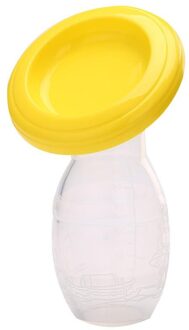 Babyvoeding Handkolf Partner Borst Collector Automatische Correctie Moedermelk Siliconen Pompen Met Deksel Collector Tool geel