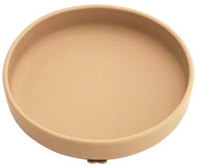 Babyvoeding Trays Stevig Met Zuignappen Kinderen Siliconen Servies Discs Thuis Dining Trays Antislip Kom Kindje accessoires 001-abrikoos