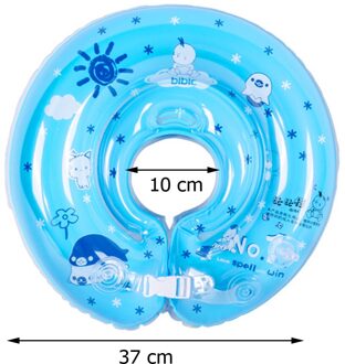 Babyzwemmen Ringen Leuke Opblaasbare Float Cirkel Zwemmen Protector Zwembad Zomer Water Spel Speelgoed Voor Baby Peuters Zwembad Bad blauw M