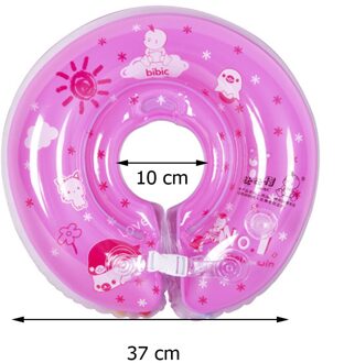 Babyzwemmen Ringen Leuke Opblaasbare Float Cirkel Zwemmen Protector Zwembad Zomer Water Spel Speelgoed Voor Baby Peuters Zwembad Bad roze M