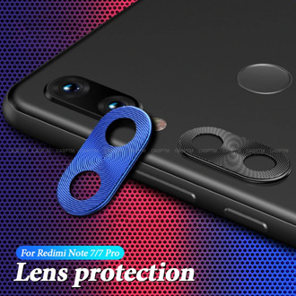 Back Camera Lens Armor Protection Case For Xiaomi Redmi Note 7 Aluminum Colorful Camera Len Protective Cover For Redmi Note7 Pro
